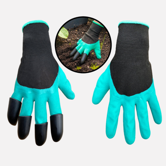 Garden Gloves with two hands Fingertips Claws