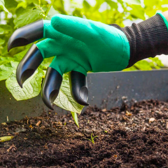 Garden Gloves with two hands Fingertips Claws - Image 2