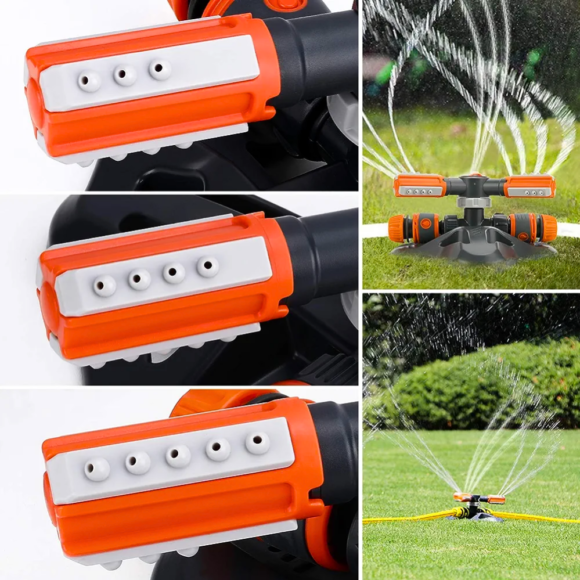 Garden Sprinkler, Automatic 360 Degree Rotating Lawn Water - Image 2