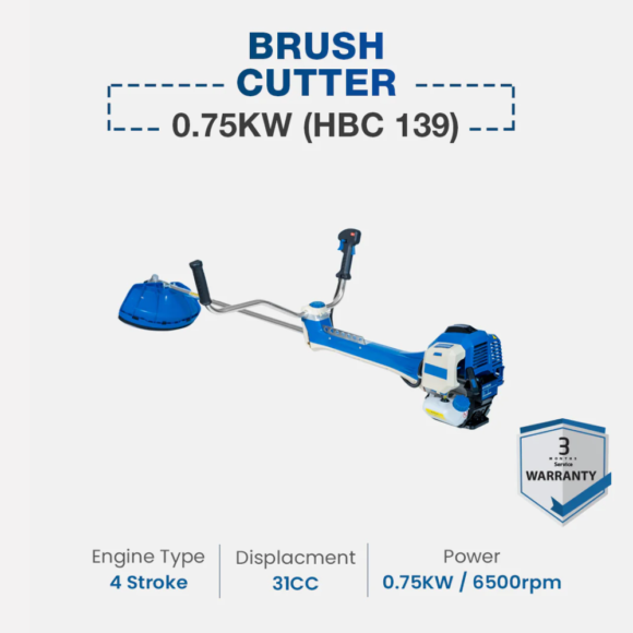 Hyundai Brush Cutter 0.75KW - 4 Stroke