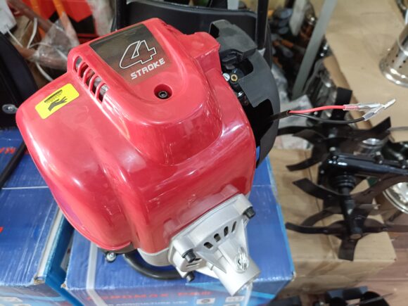 Side pack Multi Crop Brush Cutter With Round Tiller Attachment 4 Stroke - Image 3