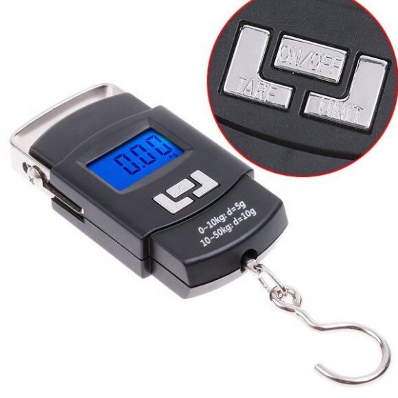Portable Electronic Scales Weighing 50kg/1g spring scale hook luggage - Image 2