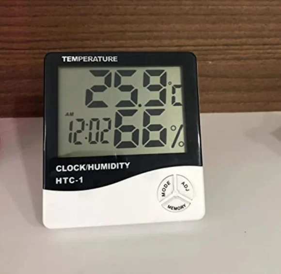 Room Temperature Thermometer + Hygrometer + Alarm Clock - Image 4