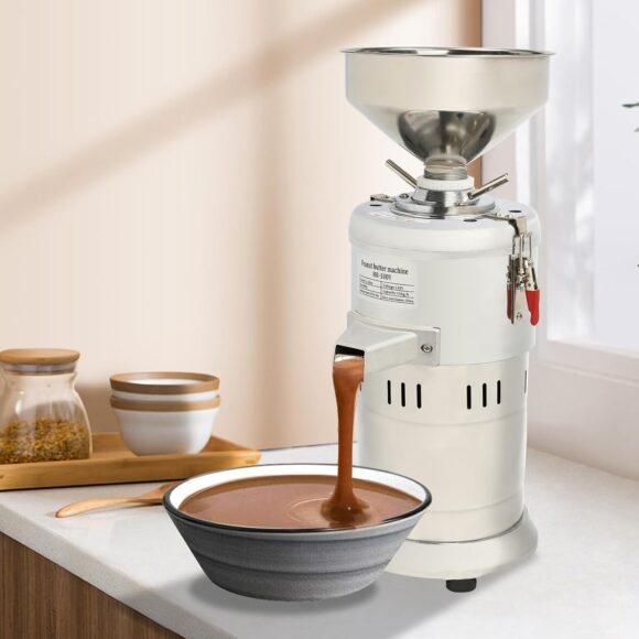 Peanut Butter Maker Machine, Nut Butter Machine, Electric Grain Grinder Peanut Butter Maker Sesame Sauce Grinder Home/Commercial for Groundnut, Almond, Cashew Nut