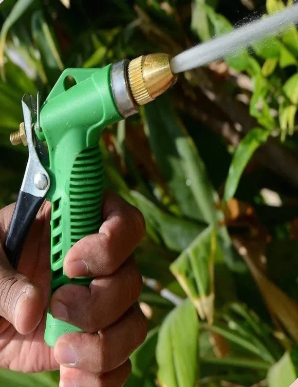 Plastic Hose Nozzle Water Lever Spray, For Home,garden - Image 2