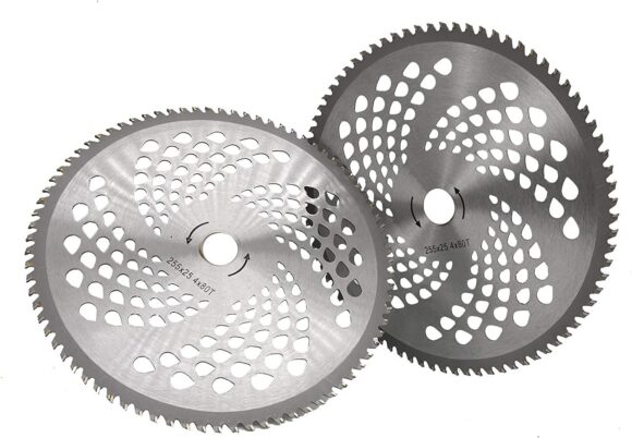 80 Teeth TCT Blade for Brush Cutter/Heavy Duty Blade/Grass Cutter Blade Attachment (80Tx10'')