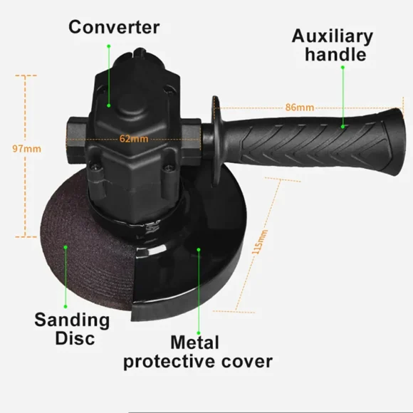 Drill To Angle Grinder Adapter Converter Cutting Fixing Bracket Kit Accessories