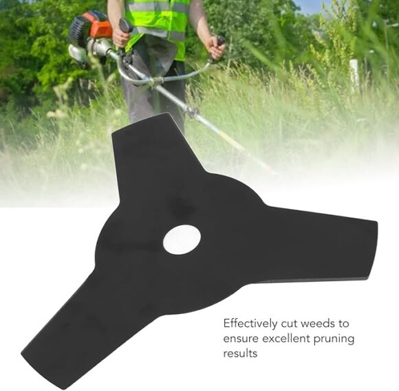 9 Inch 3 Teeth Manganese Steel Trimmer Blade.
