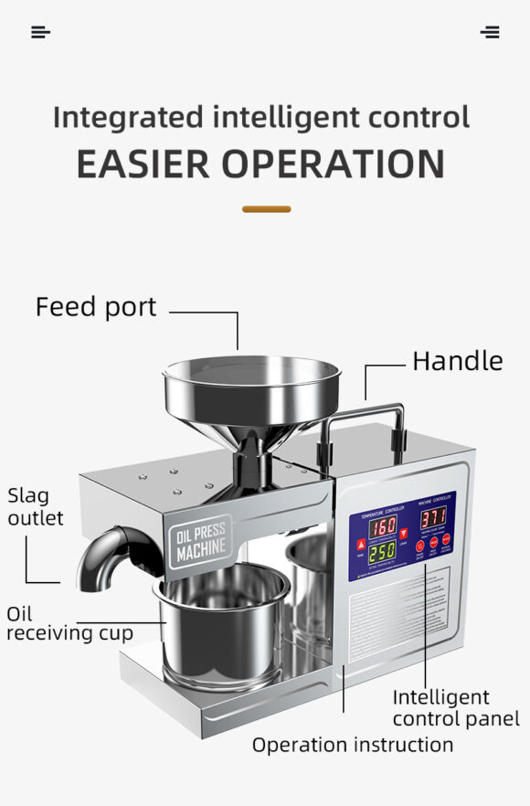 B03S intelligent home & Commercial oil press machine - Image 9