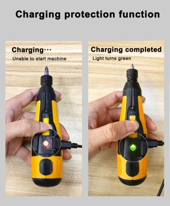 Screwdriver Mini Cordless 3.6V Drill Lithium Battery Usb Power Tool Charging LED Light For HOME - Image 2