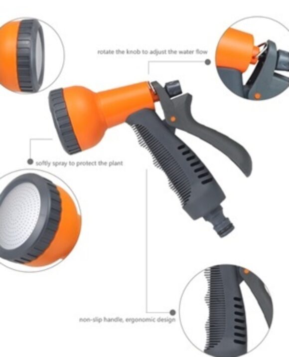 Garden Hose Nozzle spray shower for plants watering and multi purpose use. - Image 3