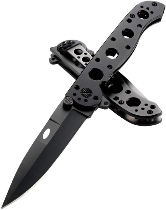 Folding Pocket Knife Sandvik Steel Blade with Stainless Steel Handle - Image 2