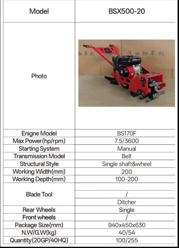 WEEDING MACHINE/ WEEDER MACHINE / TILLER MACHINE / POWER WEEDER / MINI WEEDER - Image 5