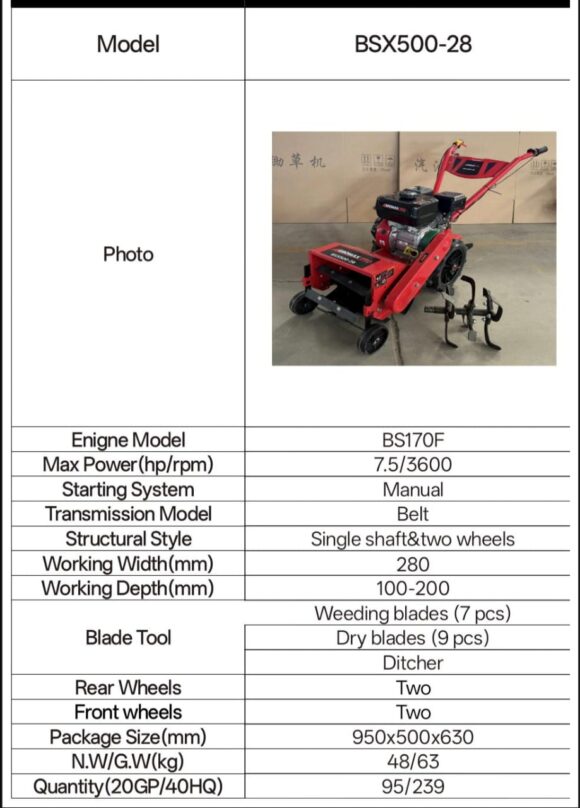 WEEDER MACHINE / WEEDING MACHINE / TILLER MACHINE / MINI POWER WEEDER / MINI POWER WEEDER / POWER WEEDER - Image 4