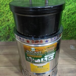 Hard Dry Masala Grinder Machine Silver body.