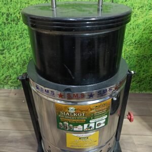 Commercial Hard Dry Masala Grinder Machine Silver body with Moveable stand