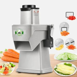 4 in 1 Commercial Vegetable,Fruits Chopper Multifunctional Automatic Dicer Slicer Shredder Strip Cutter