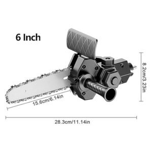 6 inch mini Chainsaw tool Attachment for Electric hand Drill Machine Converter Adaptor Hand Drill to chain Saw