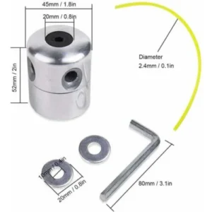 Aluminium Silver Aluminum Grass Trimmer Head