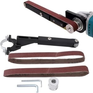 Electric Belt Grinder Belt Sander Attachment, Compact Angle Grinder Modified Sand Belt Machine