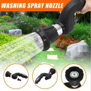Mighty Blaster Spray Nozzle New Powerful Fireman's Nozzle Adjustable Sprayer for Car Washing Or Gardening