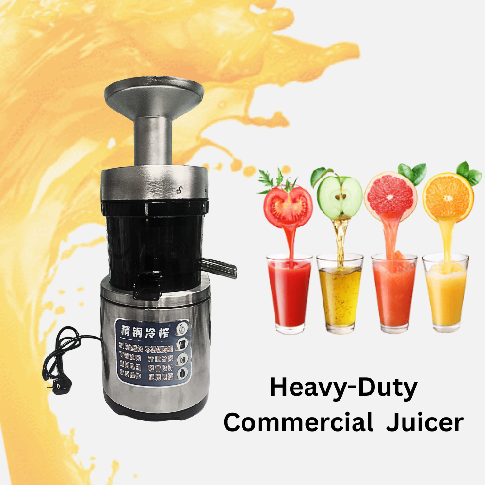Heavy-Duty Commercial Juicer | Professional Multifunctional Cold Press ...