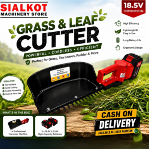 Cordless Grass &  Leaf Cutter - 18.5V Professional Tea Leaf Harvester