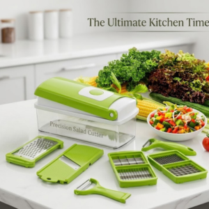 Manual Multifunctional Salad Cutter Machine – 12-in-1