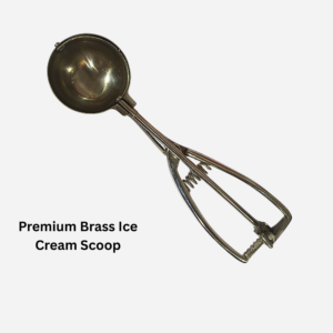 Premium Brass Ice Cream Scoop with Coating |  30g Professional Ice Cream Server Spoon