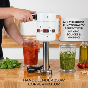 Heavy Duty Commercial Hand Blender 250W – Pure Copper Motor Immersion Blender